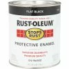 Best Sale 💯 Rust-Oleum Stops Rust Oil Based Flat Protective Rust Control Enamel, Black, 1 Qt. 😉 -Rust-Oleum Shop ItemImage 777145 q5x22q 7eqg9s 9nfxr7