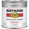 Coupon 🎁 Rust-Oleum Stops Rust Oil Based Gloss Protective Rust Control Enamel, Aluminum, 1/2 Pt. 🥰 -Rust-Oleum Shop ItemImage 777172 q5x22x n1gc8 70jous