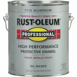Coupon ⌛ Rust-Oleum Professional Oil Based Gloss Protective Rust Control Enamel, Aluminum, 1 Gal. 🔥