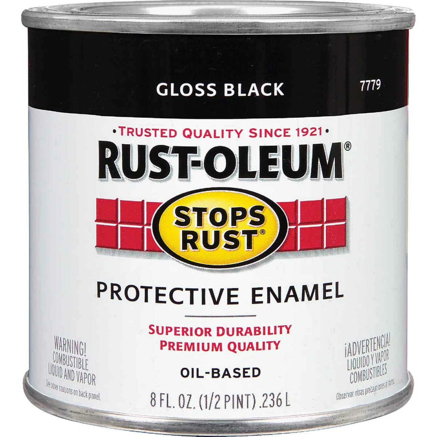 Brand new 𧨠Rust-Oleum Stops Rust Oil Based Gloss Protective Rust Control Enamel, Black, 1/2 Pt. π 3 Brand new 𧨠Rust-Oleum Stops Rust Oil Based Gloss Protective Rust Control Enamel, Black, 1/2 Pt. π