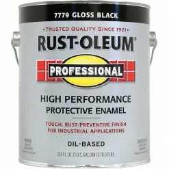 Deals 🔔 Rust-Oleum Professional Oil Based Gloss Protective Rust Control Enamel, Black, 1 Gal. ⌛