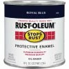 Best Sale ✨ Rust-Oleum Stops Rust Oil Based Gloss Protective Rust Control Enamel, Royal Blue, 1/2 Pt. 🧨