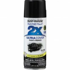 New 💯 Rust-Oleum Painter's Touch 2X Ultra Cover 12 Oz. Gloss Paint + Primer Spray Paint, Black 👍 8 New 💯 Rust-Oleum Painter's Touch 2X Ultra Cover 12 Oz. Gloss Paint + Primer Spray Paint, Black 👍 -Rust-Oleum Shop ItemImage 777537 q5x258 8sagt4 4w4j0n