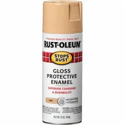 Flash Sale 🔥 Rust-Oleum Stops Rust Sand Gloss 12 Oz. Anti-Rust Spray Paint ⌛