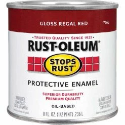 Outlet 🧨 Rust-Oleum Stops Rust Oil Based Gloss Protective Rust Control Enamel, Regal Red, 1/2 Pt. 😀