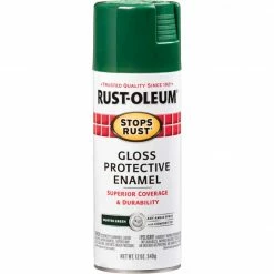 Wholesale 👏 Rust-Oleum Stops Rust Hunter Green Gloss 12 Oz. Anti-Rust Spray Paint ❤️