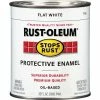 Best deal ❤️ Rust-Oleum Stops Rust Oil Based Flat Protective Rust Control Enamel, White, 1 Qt. ⌛ -Rust-Oleum Shop ItemImage 778411 q5x2b2 53xxns dyqo7f