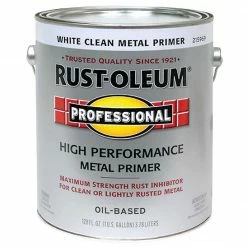 Wholesale 🎉 Rust-Oleum Professional Oil-Based Flat VOC Formula Metal Primer, White, 1 Gal. 🔔