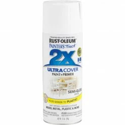 Discount 😍 Rust-Oleum Painter's Touch 2X Ultra Cover 12 Oz. Semi-Gloss Paint + Primer Spray Paint, White ✔️ 6 Discount 😍 Rust-Oleum Painter's Touch 2X Ultra Cover 12 Oz. Semi-Gloss Paint + Primer Spray Paint, White ✔️ -Rust-Oleum Shop ItemImage 779318 q5x2fi ewy7cg 2s6ukz