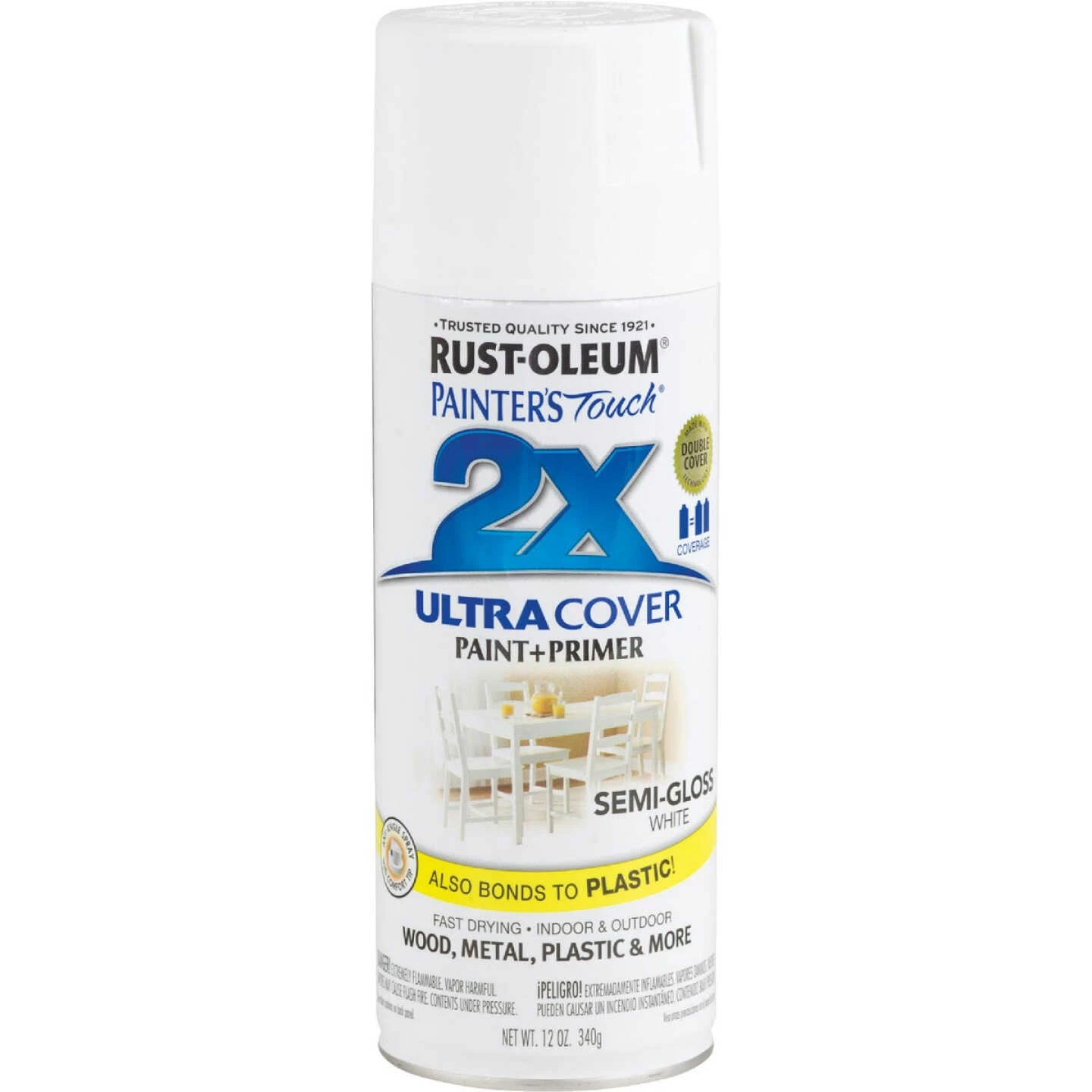 Discount 😍 Rust-Oleum Painter's Touch 2X Ultra Cover 12 Oz. Semi-Gloss Paint + Primer Spray Paint, White ✔️ 4 Discount 😍 Rust-Oleum Painter's Touch 2X Ultra Cover 12 Oz. Semi-Gloss Paint + Primer Spray Paint, White ✔️ - Image 2