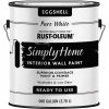 Wholesale 🎉 Rust-Oleum Simply Home Eggshell Pure White Interior Wall Paint, Gallon 😉 -Rust-Oleum Shop ItemImage 780441 q5x2m5 c0atko bdaqur