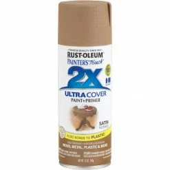 Cheap 🛒 Rust-Oleum Painter's Touch 2X Ultra Cover 12 Oz. Satin Paint + Primer Spray Paint, Nutmeg 🔥 -Rust-Oleum Shop ItemImage 780681 q5x2o1 3bcok0 am7zdz