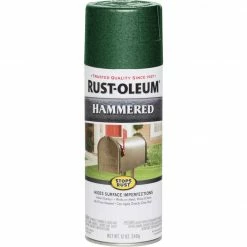 New 🎁 Rust-Oleum Deep Green Metallic 12 Oz. 🔨 Hammered Finish Spray Paint 🧨