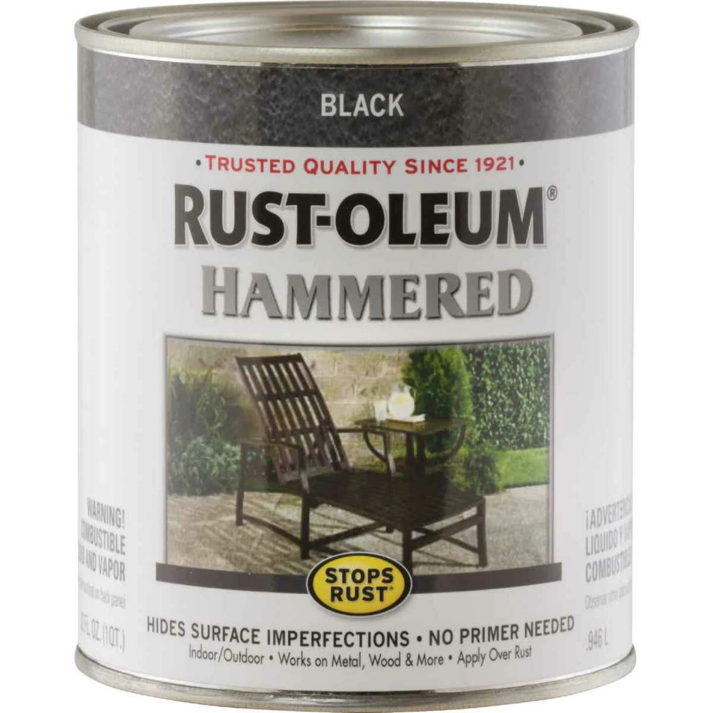 Deals 🎉 Rust-Oleum Stops Rust 🔨 Hammered Paint, Black, 1 Qt. 💯 3 Deals 🎉 Rust-Oleum Stops Rust 🔨 Hammered Paint, Black, 1 Qt. 💯