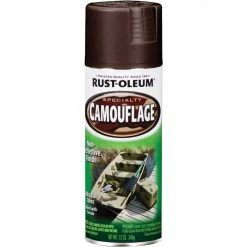 Best Sale 🌟 Rust-Oleum Camouflage 12 Oz. Flat Spray Paint, Earth Brown 🧨