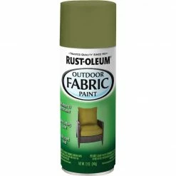 Brand new 🤩 Rust-Oleum 12 Oz. Flat/Matte Outdoor Fabric Spray Paint, Olive Green 🥰