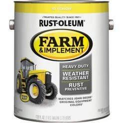 Discount ❤️ Rust-Oleum 1 Gallon JD Yellow Gloss Farm & Implement Enamel ✔️