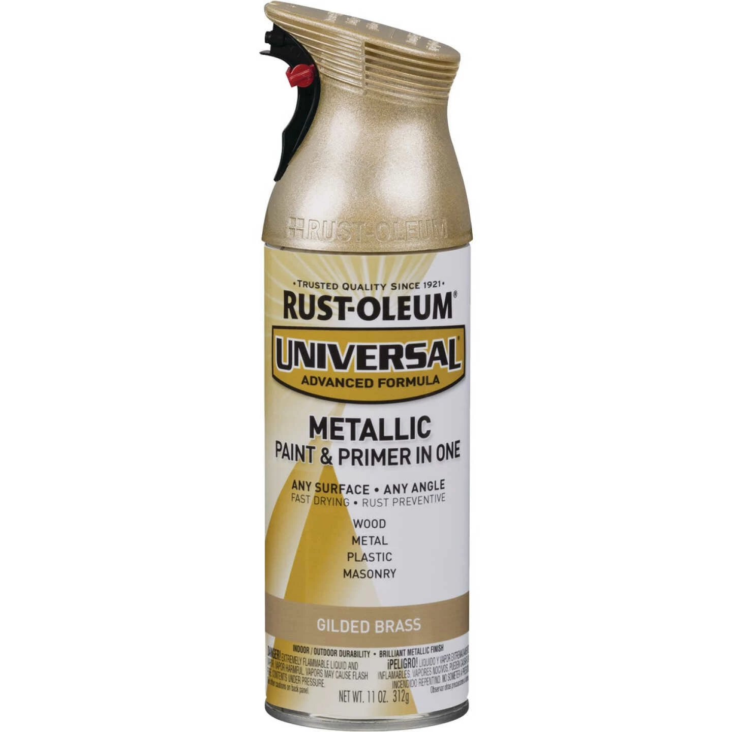 Budget ๐ Rust-Oleum Universal 11 Oz. Metallic Gilded Brass Paint ๐ 3 Budget ๐ Rust-Oleum Universal 11 Oz. Metallic Gilded Brass Paint ๐