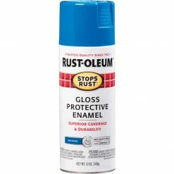 Best deal 🎉 Rust-Oleum Stops Rust Sail Blue Gloss 12 Oz. Anti-Rust Spray Paint 🛒