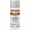 Best Pirce 🌟 Rust-Oleum Stops Rust Pewter Gray Gloss 12 Oz. Anti-Rust Spray Paint ⭐