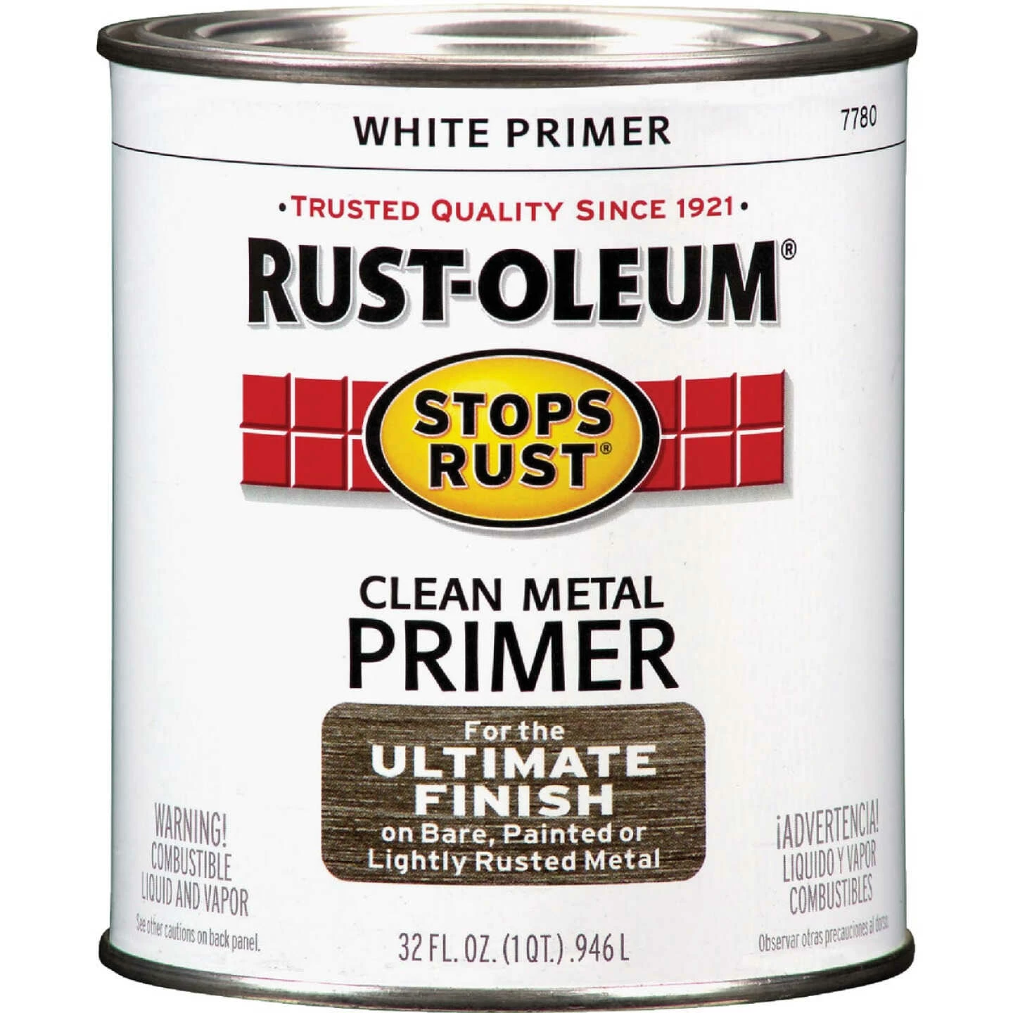 Buy 👏 Rust-Oleum Stops Rust Clean Metal Primer, White, 1 Qt. ✨ 3 Buy 👏 Rust-Oleum Stops Rust Clean Metal Primer, White, 1 Qt. ✨