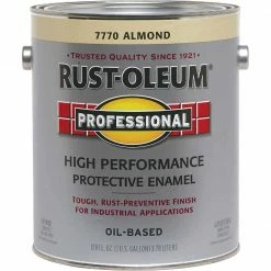 Flash Sale 🎉 Rust-Oleum Professional Oil Based Gloss Protective Rust Control Enamel, Almond, 1 Gal. 💯