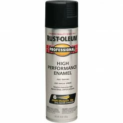 Best reviews of 🛒 Rust-Oleum Professional Fast Dry 15 Oz. Flat High Performance Enamel Spray Paint, Black 🛒