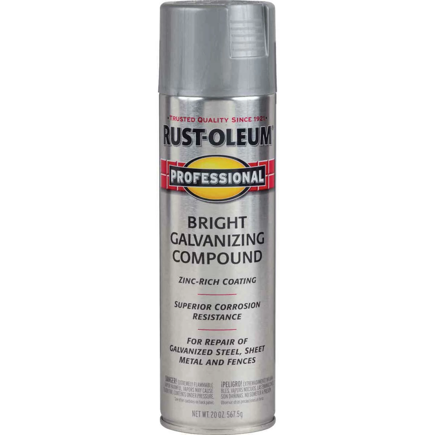 Outlet 😀 Rust-Oleum Professional 20 Oz. Flat Galvanizing Compound Spray Paint, Bright Galvanized 😉 3 Outlet 😀 Rust-Oleum Professional 20 Oz. Flat Galvanizing Compound Spray Paint, Bright Galvanized 😉