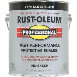 Best Sale 💯 Rust-Oleum Professional Oil-Based Gloss VOC Formula Rust Control Enamel, Black, 1 Gal. 🎁