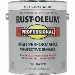 Discount 🎉 Rust-Oleum Professional Oil-Based Gloss VOC Formula Rust Control Enamel, White, 1 Gal. 🧨