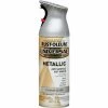 Cheapest 🛒 Rust-Oleum Universal 11 Oz. Metallic Titanium Silver Paint ✨