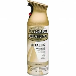 Flash Sale 🔥 Rust-Oleum Universal 11 Oz. Metallic Pure Gold Paint 🎁