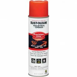 Discount 🔔 Rust-Oleum Industrial Choice Fluorescent Red 17 Oz. Inverted Marking Spray Paint 🔔