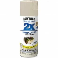 Coupon 🎉 Rust-Oleum Painter's Touch 2X Ultra Cover 12 Oz. Gloss Paint + Primer Spray Paint, Cottage White 😀 -Rust-Oleum Shop ItemImage 787444 q5x3xv 3d1n00 en2duk
