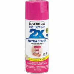 Flash Sale ✨ Rust-Oleum Painter's Touch 2X Ultra Cover 12 Oz. Gloss Paint + Primer Spray Paint, Berry Pink 😉 -Rust-Oleum Shop ItemImage 787543 q5x3ya 9yc2s0 2nn69p