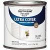 Outlet ✨ Rust-Oleum Painter's Touch 2X Ultra Cover Premium Latex Paint, White Gloss, 1/2 Pt. 😍 -Rust-Oleum Shop ItemImage 788651 q5x44x 584ye0 8l9xqr