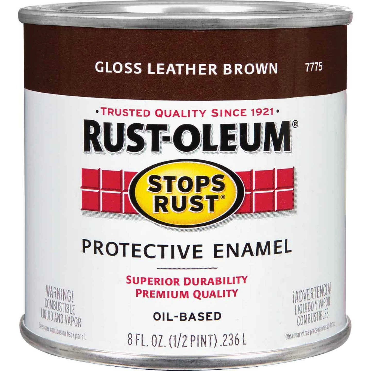 Discount ๐ Rust-Oleum Stops Rust Oil Based Gloss Protective Rust Control Enamel, Leather Brown, 1/2 Pt. โ๏ธ 3 Discount ๐ Rust-Oleum Stops Rust Oil Based Gloss Protective Rust Control Enamel, Leather Brown, 1/2 Pt. โ๏ธ