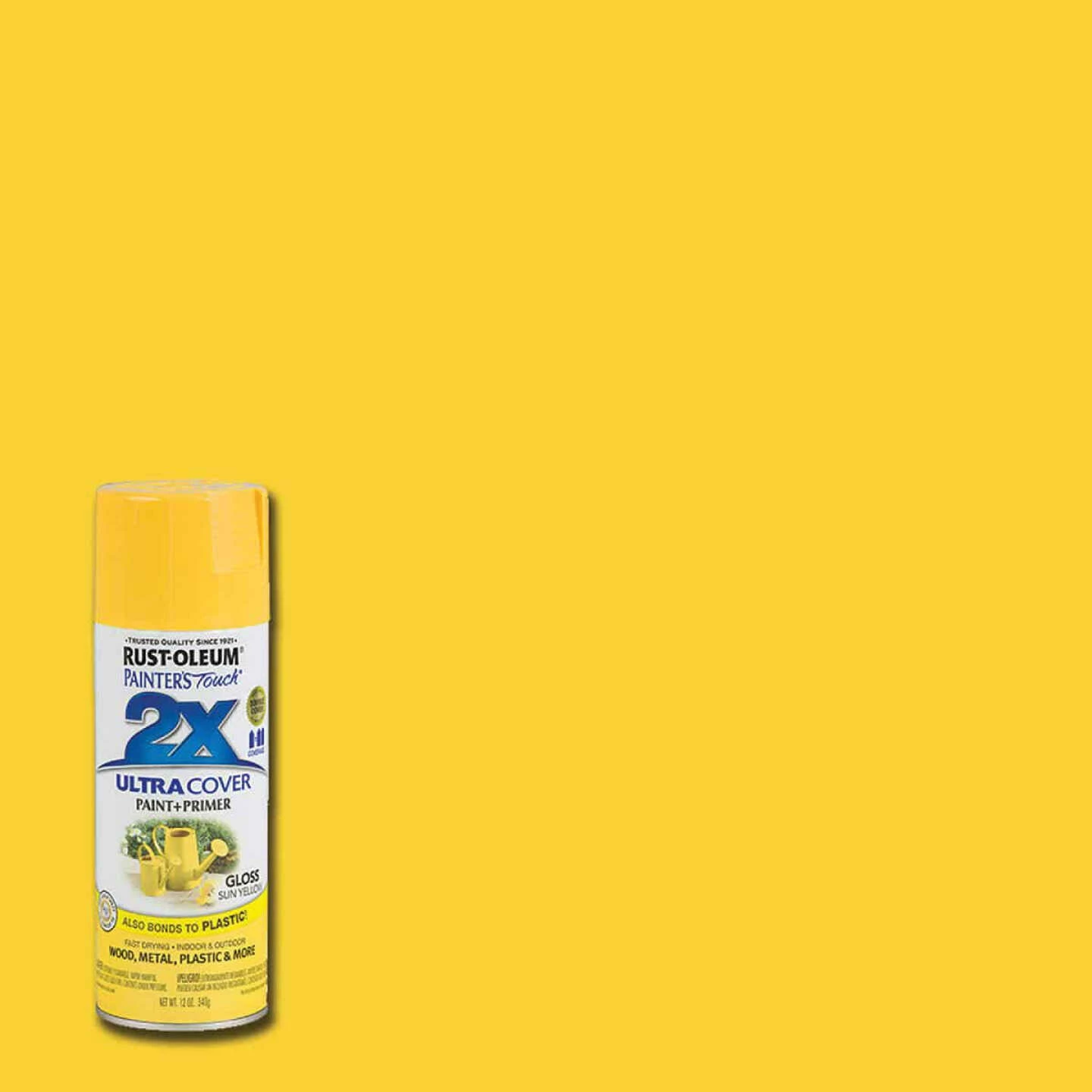 Best Sale 💯 Rust-Oleum Painter's Touch 2X Ultra Cover 12 Oz. Gloss Paint + Primer Spray Paint, Sun Yellow 😍 3 Best Sale 💯 Rust-Oleum Painter's Touch 2X Ultra Cover 12 Oz. Gloss Paint + Primer Spray Paint, Sun Yellow 😍