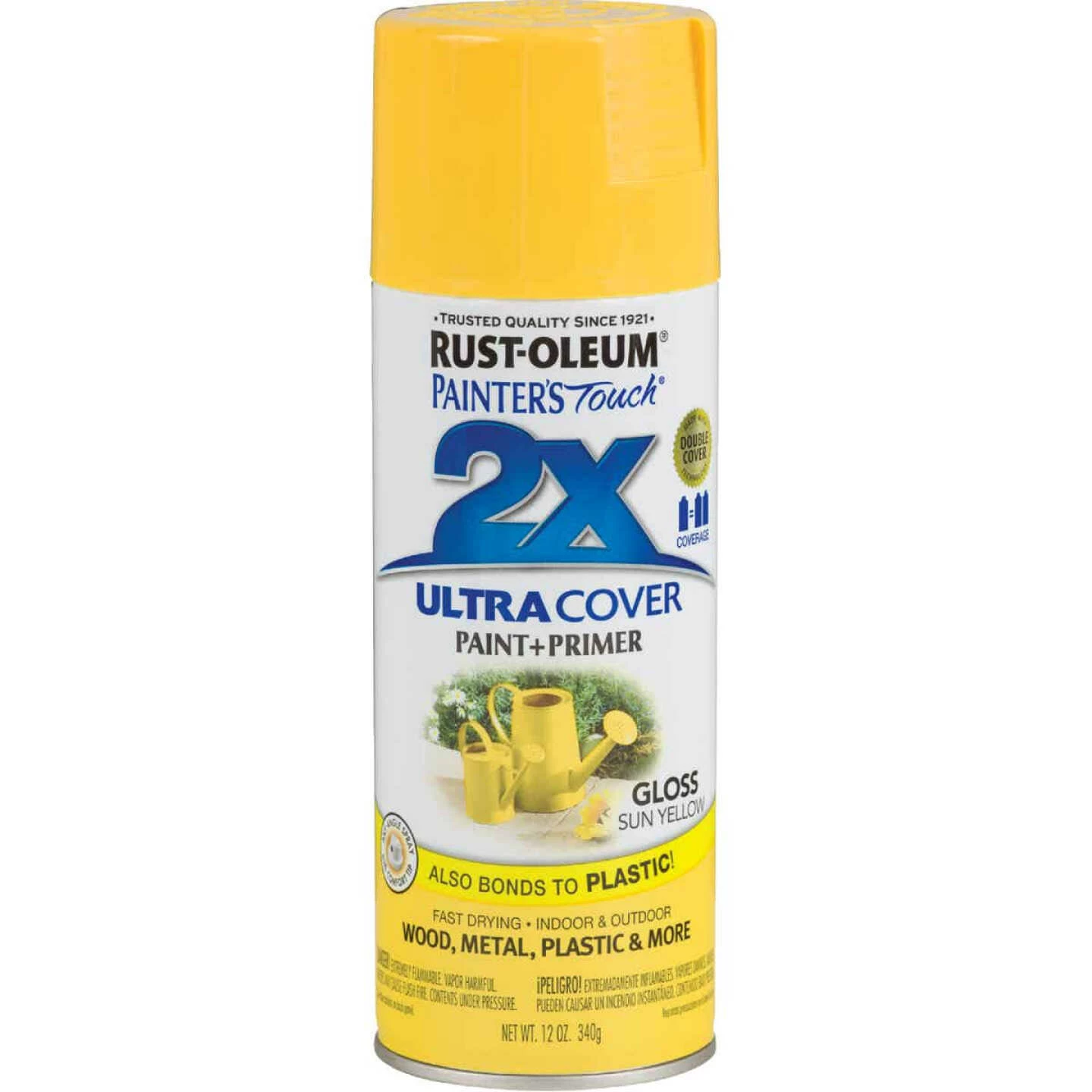 Best Sale 💯 Rust-Oleum Painter's Touch 2X Ultra Cover 12 Oz. Gloss Paint + Primer Spray Paint, Sun Yellow 😍 4 Best Sale 💯 Rust-Oleum Painter's Touch 2X Ultra Cover 12 Oz. Gloss Paint + Primer Spray Paint, Sun Yellow 😍 - Image 2