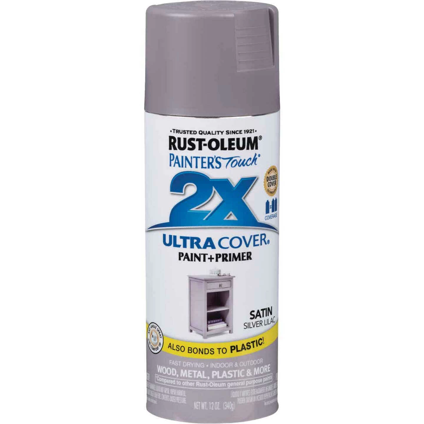 Best reviews of ✔️ Rust-Oleum Painter's Touch 2X Ultra Cover 12 Oz. Satin Paint + Primer Spray Paint, Silver Lilac 🔔 4 Best reviews of ✔️ Rust-Oleum Painter's Touch 2X Ultra Cover 12 Oz. Satin Paint + Primer Spray Paint, Silver Lilac 🔔 - Image 2