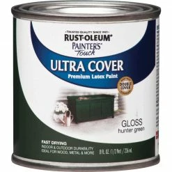 Wholesale 🧨 Rust-Oleum Painter's Touch 2X Ultra Cover Premium Latex Paint, Hunter Green, 1/2 Pt. 🛒
