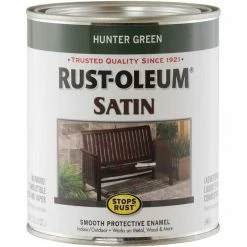 Cheapest ✨ Rust-Oleum Stops Rust Oil Based Satin Protective Rust Control Enamel, Hunter Green, 1 Qt. 🛒