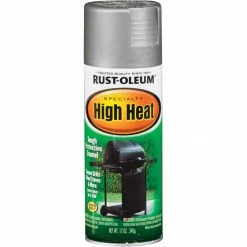 Budget 😉 Rust-Oleum Silver Satin 12 Oz. High Heat Spray Paint 🔔