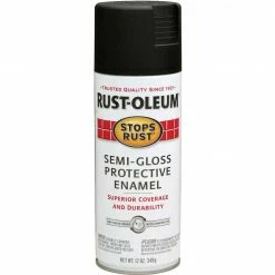 Best deal ✔️ Rust-Oleum Stops Rust Semi-Gloss Black 12 Oz. Anti-Rust Spray Paint ⭐
