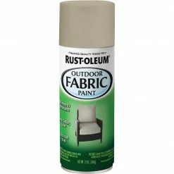 Deals 😉 Rust-Oleum 12 Oz. Flat/Matte Outdoor Fabric Spray Paint, Medium Gray 🧨